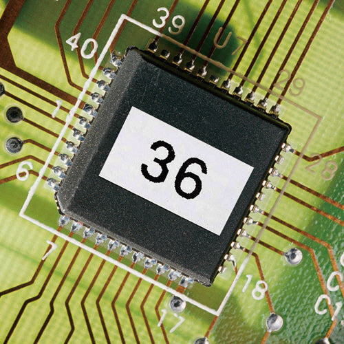 キングジム テプラ PRO テープカートリッジ 耐熱ラベル 6mm 白/黒文字 SN6K 1個