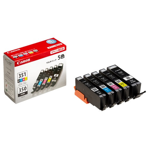 BCI-351+350/5MP 純正インクカートリッジ