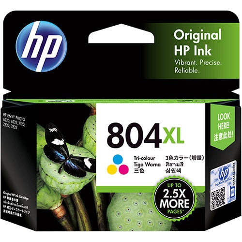 HP804XL カラー 純正インクカートリッジ