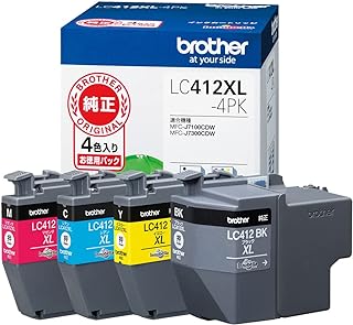 LC412XL-4PK 純正インクカートリッジ