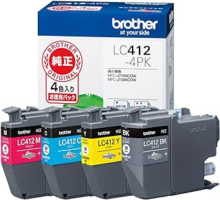 LC412-4PK 純正インクカートリッジ