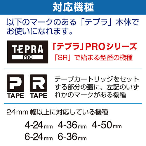 キングジム テプラ ＰＲＯ テープカートリッジ パステル ２４ｍｍ 緑／黒文字 ＳＣ２４Ｇ １個
