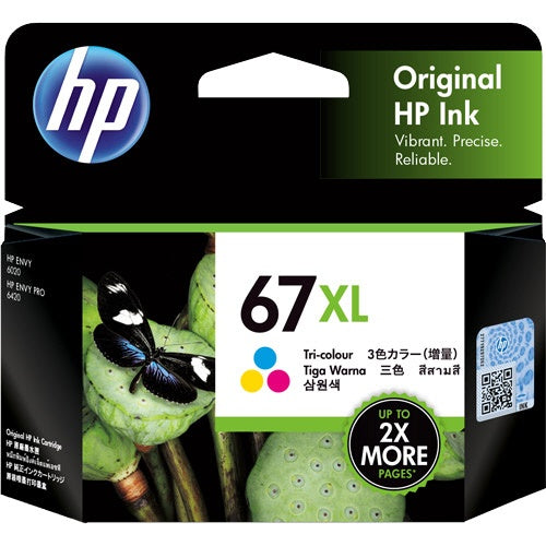 ＨＰ６７ＸＬ　カラー　純正インクカートリッジ