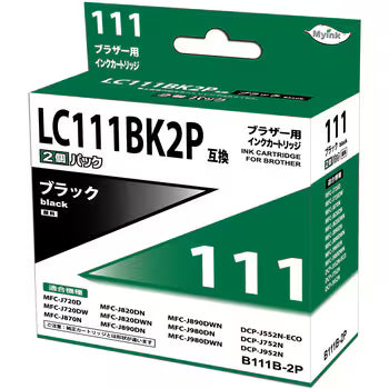 ＬＣ１１１－２ＰＫ　互換インクカートリッジ